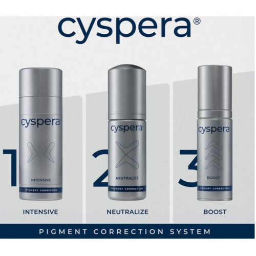 Cyspera Pigment Correction ™ - System 3 products - Box with 3 products - PP airless