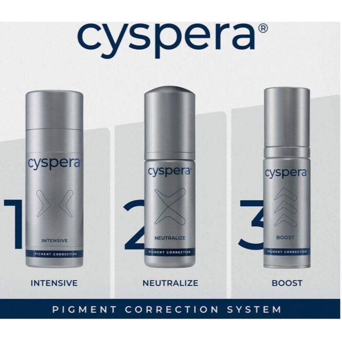 Cyspera Pigment Correction ™ - System 3 products - Box with 3 products - PP airless