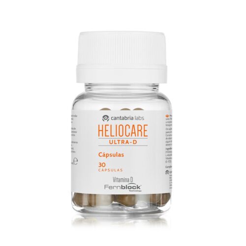 HELIOCARE Ultra D Capsules bottle with capsules inside